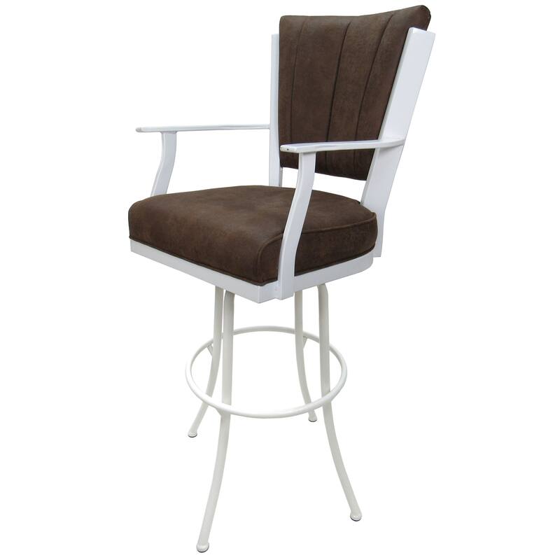 Swivel Extra Tall 34" (35") Metal Bar Stool Montana on Noam Base - 34" Seat