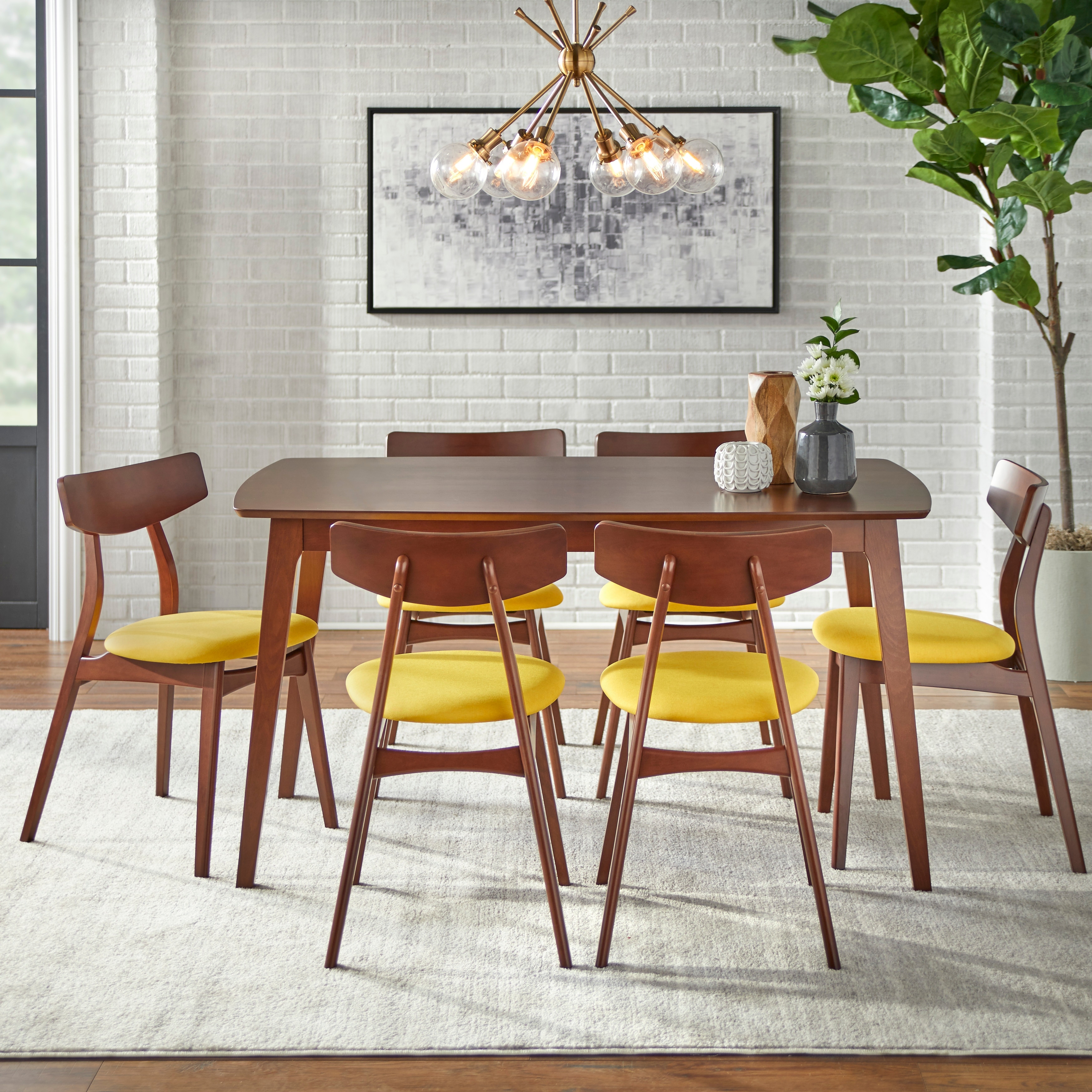 cadiz 4 seater circular dining set