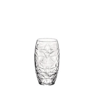 Bormioli Rocco Officina1825 Set Of 6 Vintage Style Cooler Drinking Glasses | 16 Oz, Made In Italy