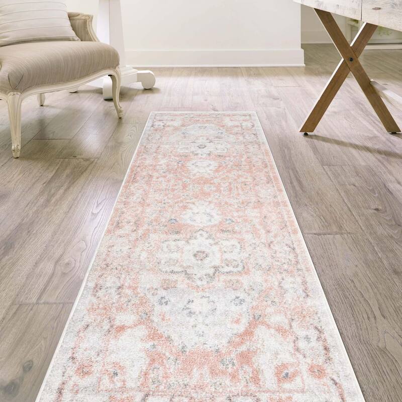 Transitional Anavine Collection Area Rug - 2'x4'1" - Rose Pink