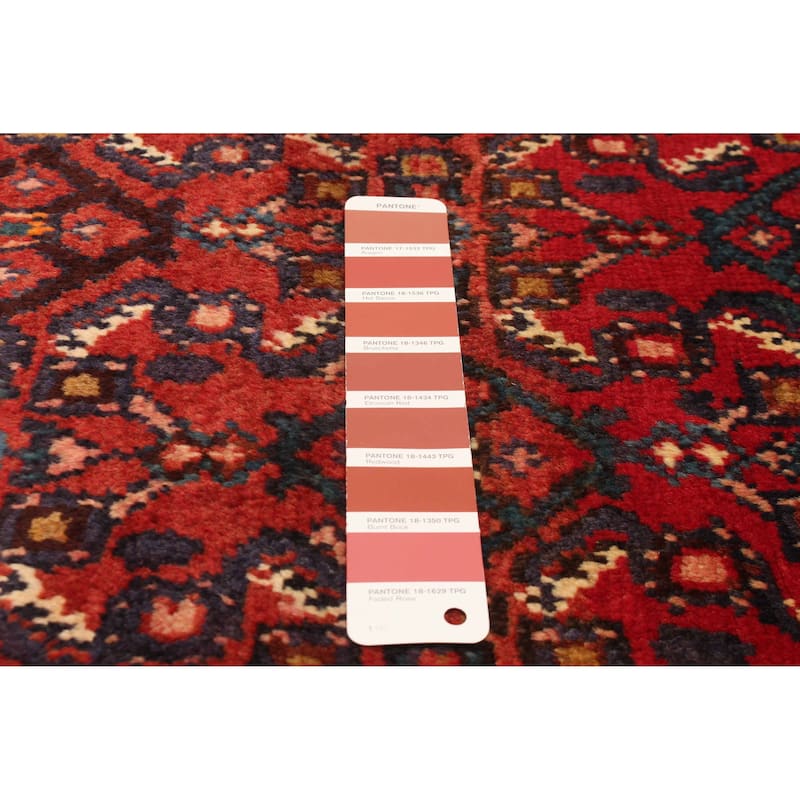 ECARPETGALLERY Hand-knotted Andelz Red Wool Rug - 2'11 x 10'2