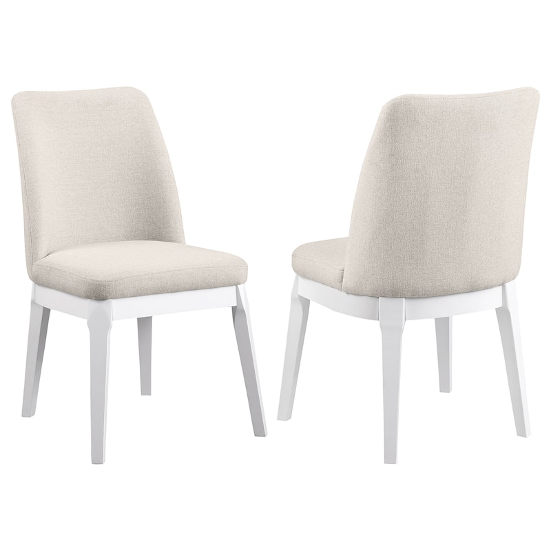 Carissa Upholstered Dining Side Chair (Set Of 2) - Beige