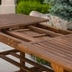 preview thumbnail 5 of 16, Middlebrook Galveston 6-Piece Acacia Wood Outdoor Dining Set