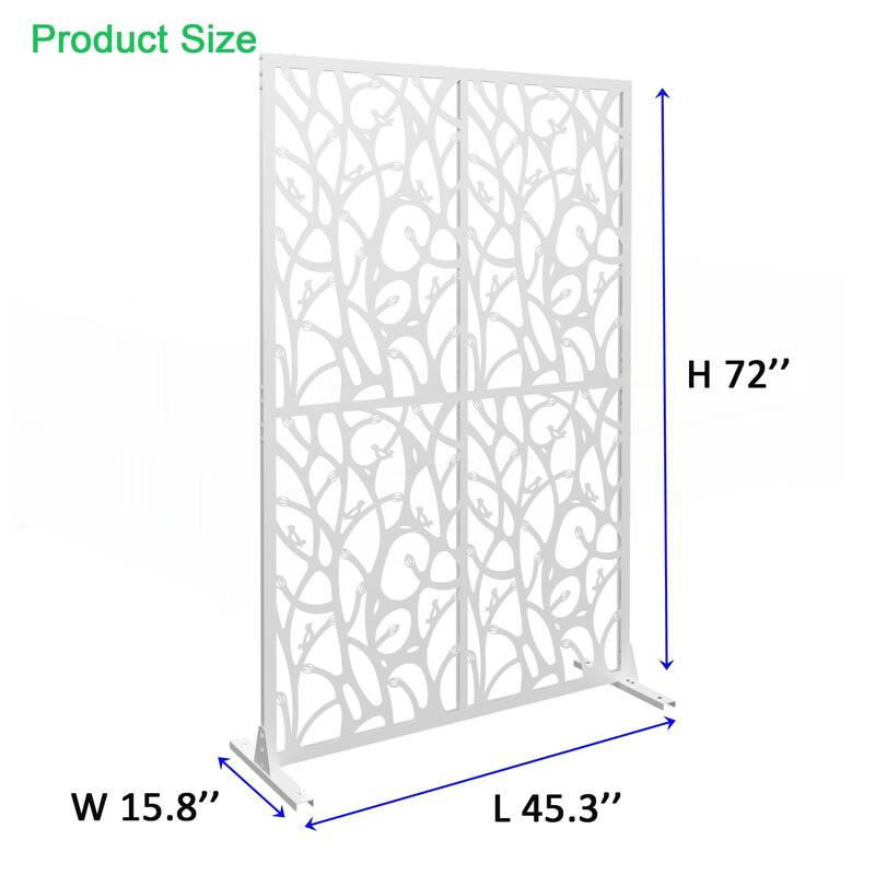 Outdoor and Indoor Divider with Free Standing