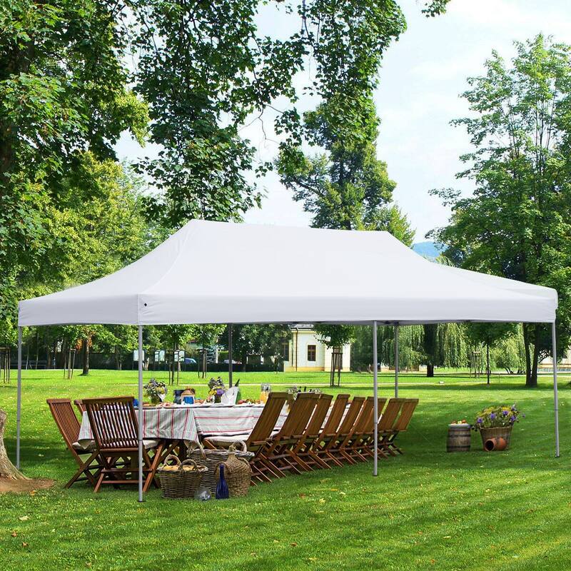 Ainfox 10ft x 20ft Outdoor Gazebo Pop up Canopy Tent Heavy Duty Instant Shelters