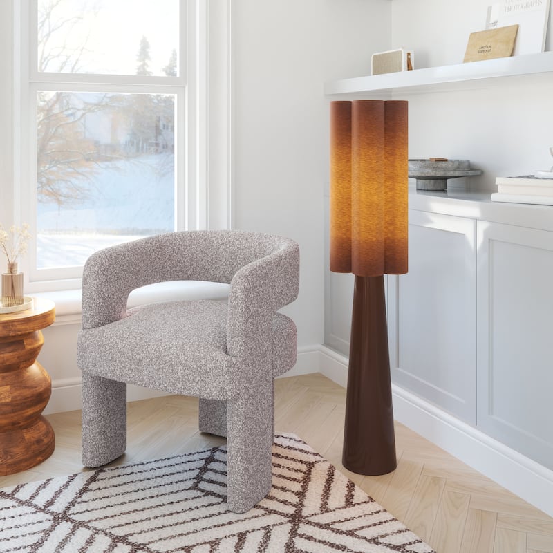 Violet Floor Lamp Brown - Brown