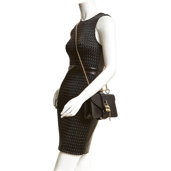 chloe mini leather shoulder bag
