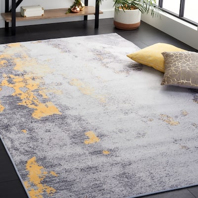 SAFAVIEH Tacoma Machine Washable Slip Resistant Almira Modern Abstract