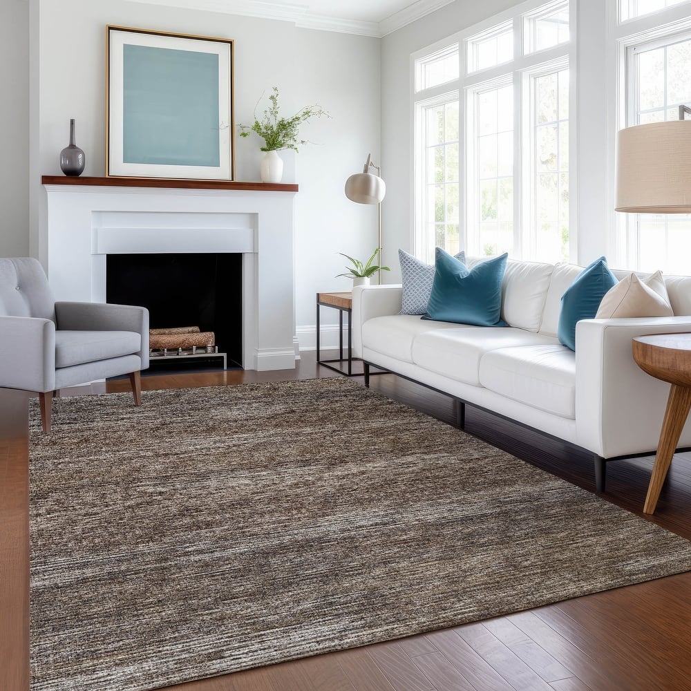 Premium Washable Super Soft Solid Ombre Mayfield Rug