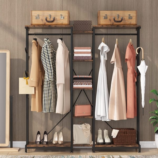 https://ak1.ostkcdn.com/images/products/is/images/direct/1d2414d386e68337d3cec4d26ee4769b74c92057/Large-Freestanding-Clothes-Closet-Rack-with-Hanging-Rod-and-Storges-Shelevs.jpg?impolicy=medium