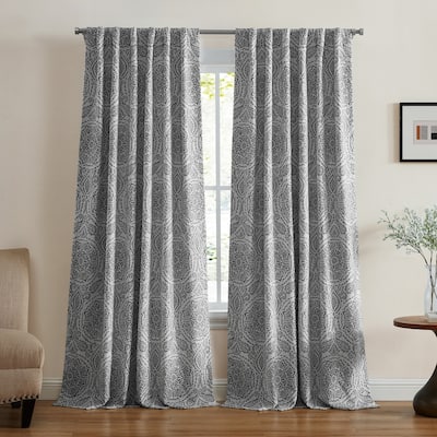 Giovanni Medallion Blackout Window Curtain Panel