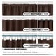 preview thumbnail 83 of 109, Deconovo Back Tab Blackout Curtains (2 Panel)