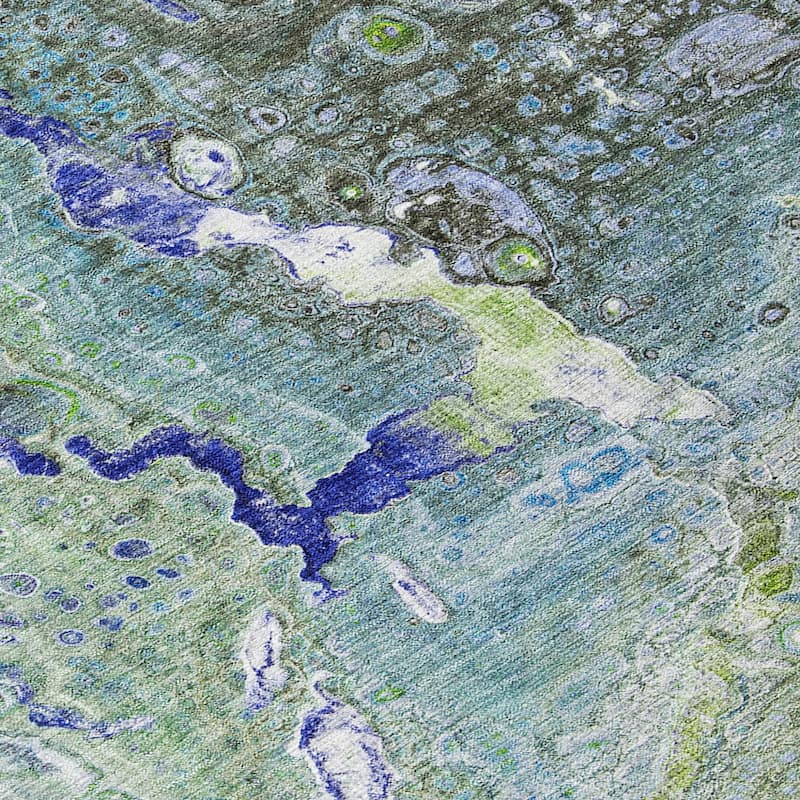 HomeRoots Abstract Contemporary Rectangle Outdoor Rug