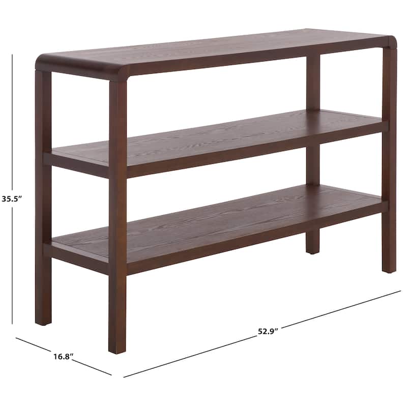 SAFAVIEH Home Omara 2 Shelf Console Table - 53"W x 17"D x 36"H