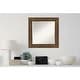 preview thumbnail 16 of 25, Beveled Wood Wall Mirror - Alexandria Rustic Brown Frame