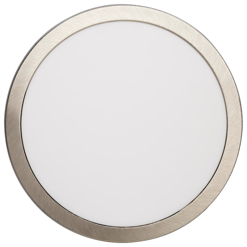 Blink Pro Plus 19.5W 12 Inch CCT Selectable Brushed Nickel Finish 120-277V Round - Brushed Nickel