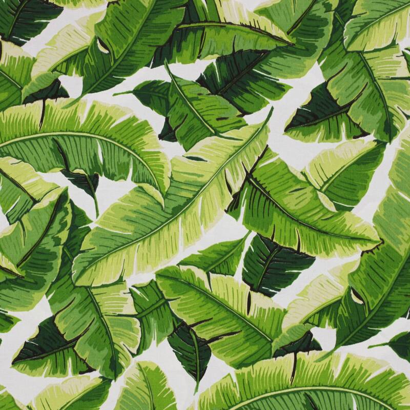 Green Corded Indoor/ Outdoor Bench Cushion