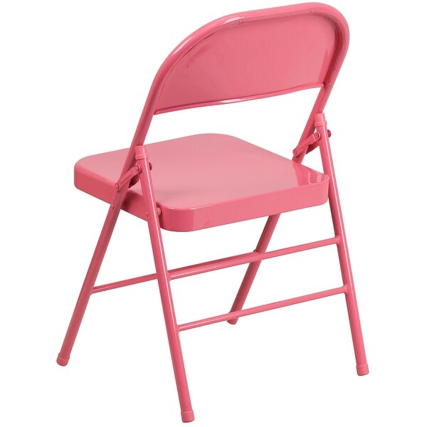 colorful folding chairs