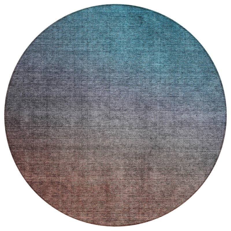 Machine Washable Indoor/ Outdoor Chantille Modern Ombre Rug