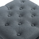 preview thumbnail 14 of 58, Adeco Fabric Square Storage Ottoman with Tray