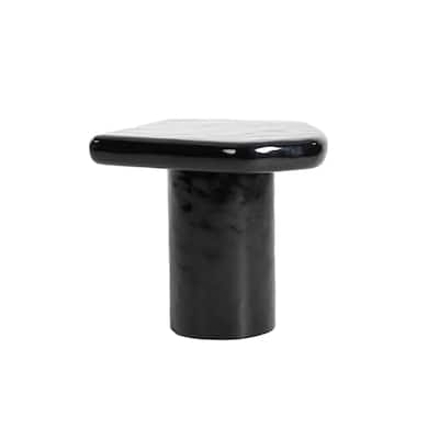 Destiny Concrete Side Table, Black