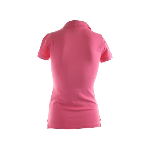 pink short sleeve ralph lauren shirt