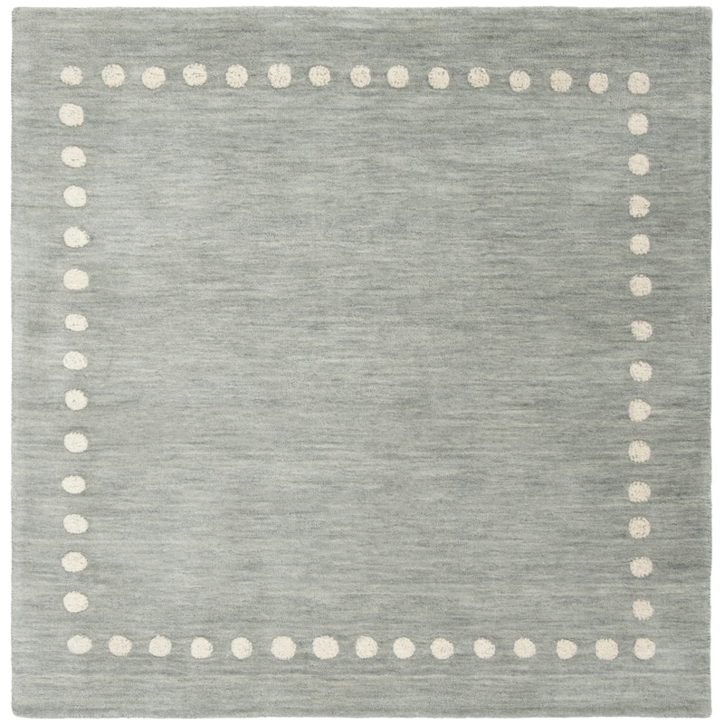 SAFAVIEH Handmade Kids Armanda Wool Rug - Grey - 5'  x  5' - Square