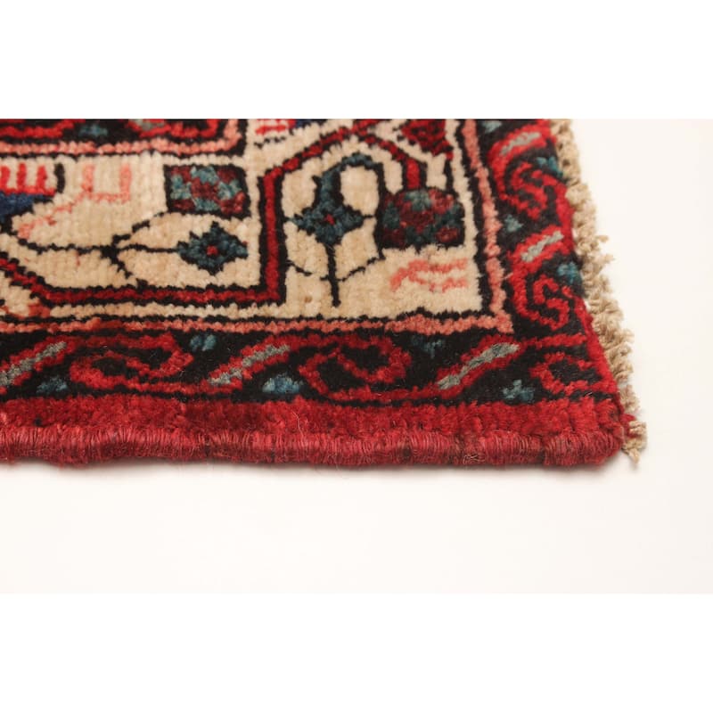 ECARPETGALLERY Hand-knotted Andelz Red Wool Rug - 2'8 x 9'10