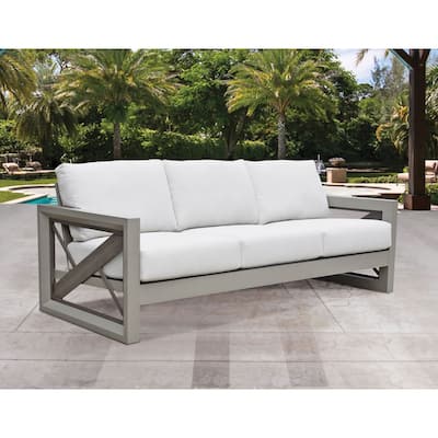 Diglur Patio Sofa, Gray