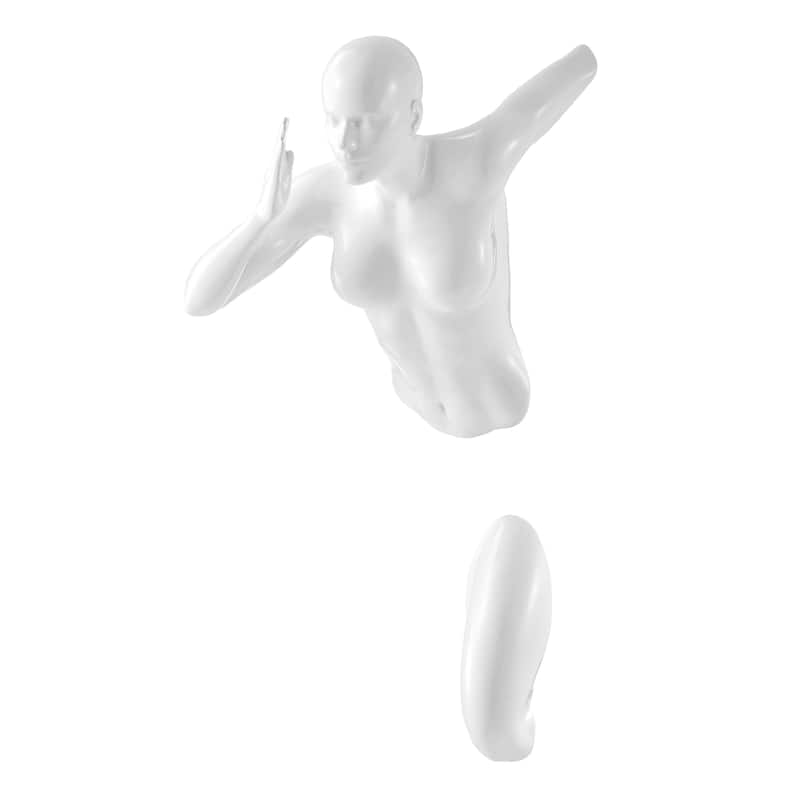 Woman Runner 20" Wall Sculpture