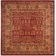 preview thumbnail 1 of 1, SAFAVIEH Mahal Caridad Traditional Oriental Rug 6'7" Square - Red/Natural - Square
