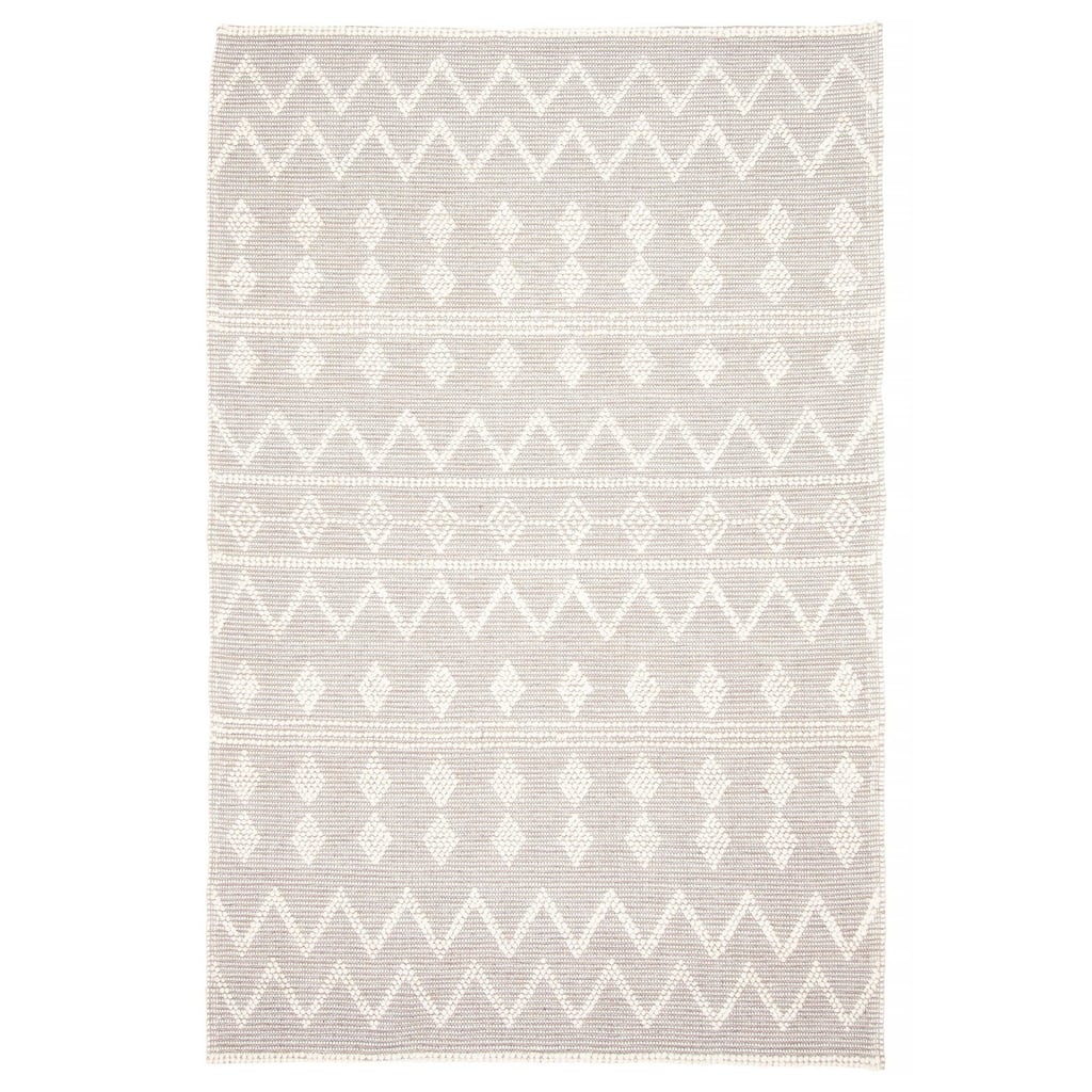 ECARPETGALLERY Braid weave Sienna Brown Wool Rug - 5'11 x 9'3