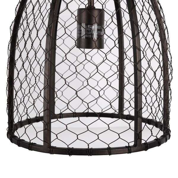 chicken wire floor lamp