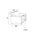 preview thumbnail 11 of 15, Gliden Modern Linen Fabric Sofa with Solid Wood Frame
