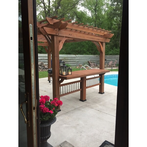 Top Product Reviews For Backyard Discovery 14 X 10 Oasis Pergola 16946925 Overstock