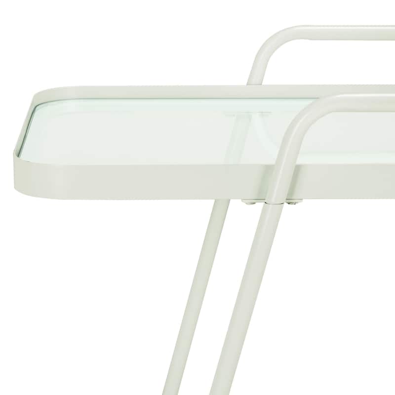 SAFAVIEH Home Zunia 2 Tier Bar Cart - 36"W x 19"D x 30"H