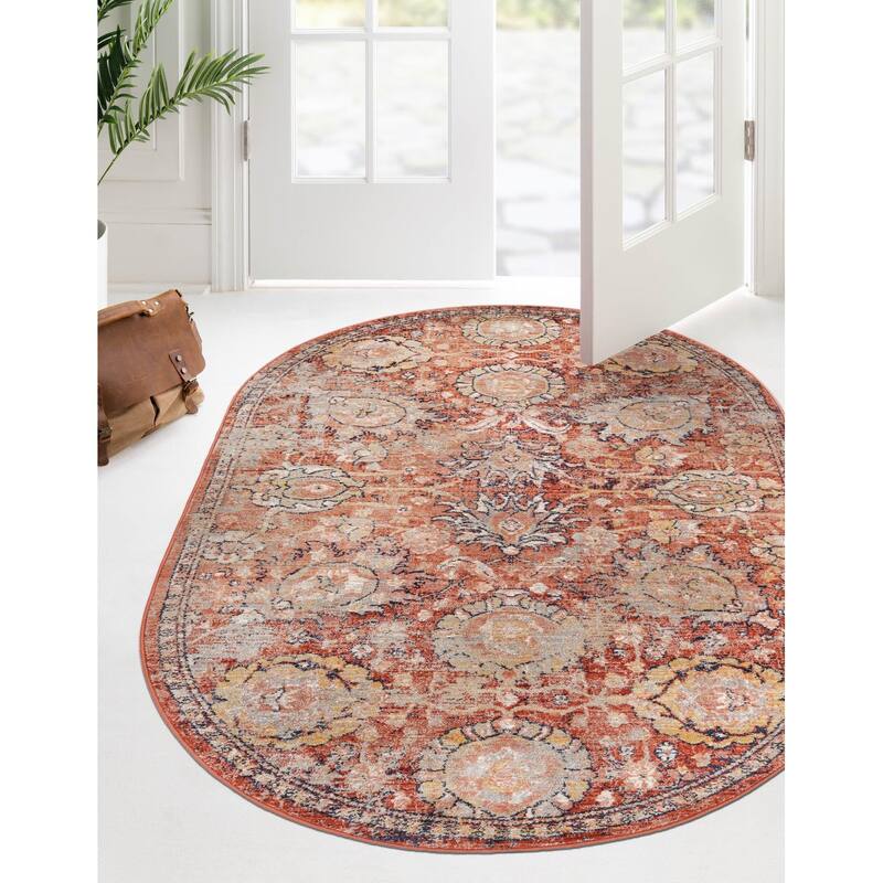Traditional Nixa Collection Area Rug