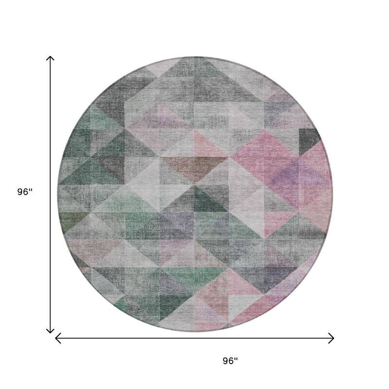HomeRoots Geometric Transitional Rectangle Outdoor Rug