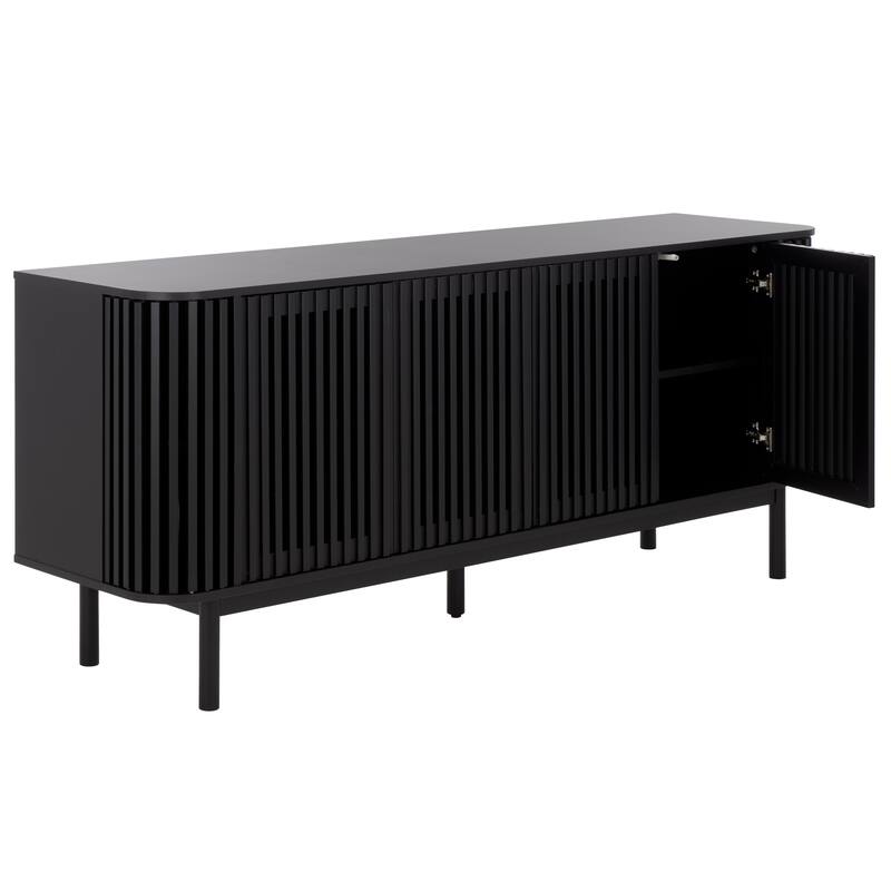 SAFAVIEH Home Adiel 4-Door Sideboard - 67"W x 18"D x 29"H