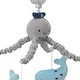 preview thumbnail 2 of 2, Lambs & Ivy Oceania Blue/Gray Whale/Fish Nautical/Ocean Musical Baby Crib Mobile