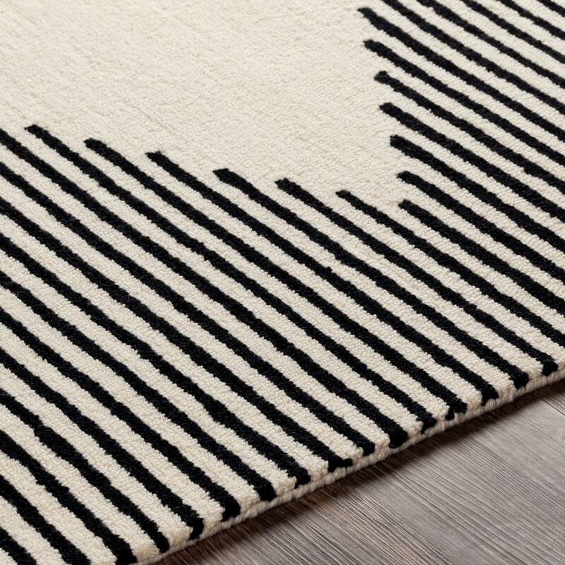 Livabliss Zepp Modern Wool Handmade Area Rug