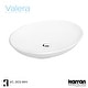 preview thumbnail 3 of 4, Karran Valera 27" Vitreous China Vessel Bathroom Sink in White