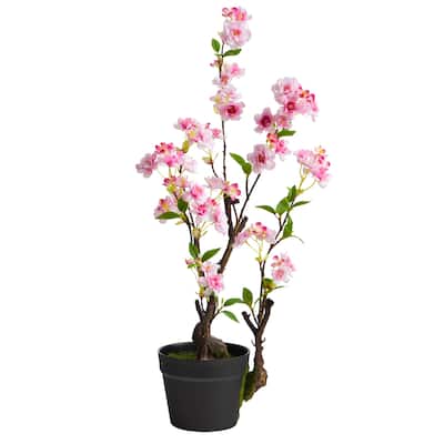 2.5' Cherry Blossom Artificial Plant - 6"