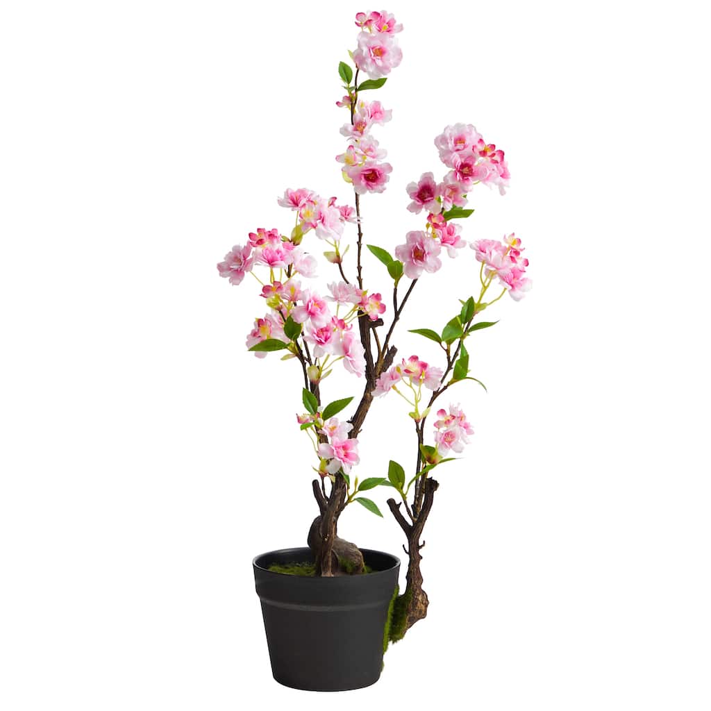 2.5' Cherry Blossom Artificial Plant - 6"