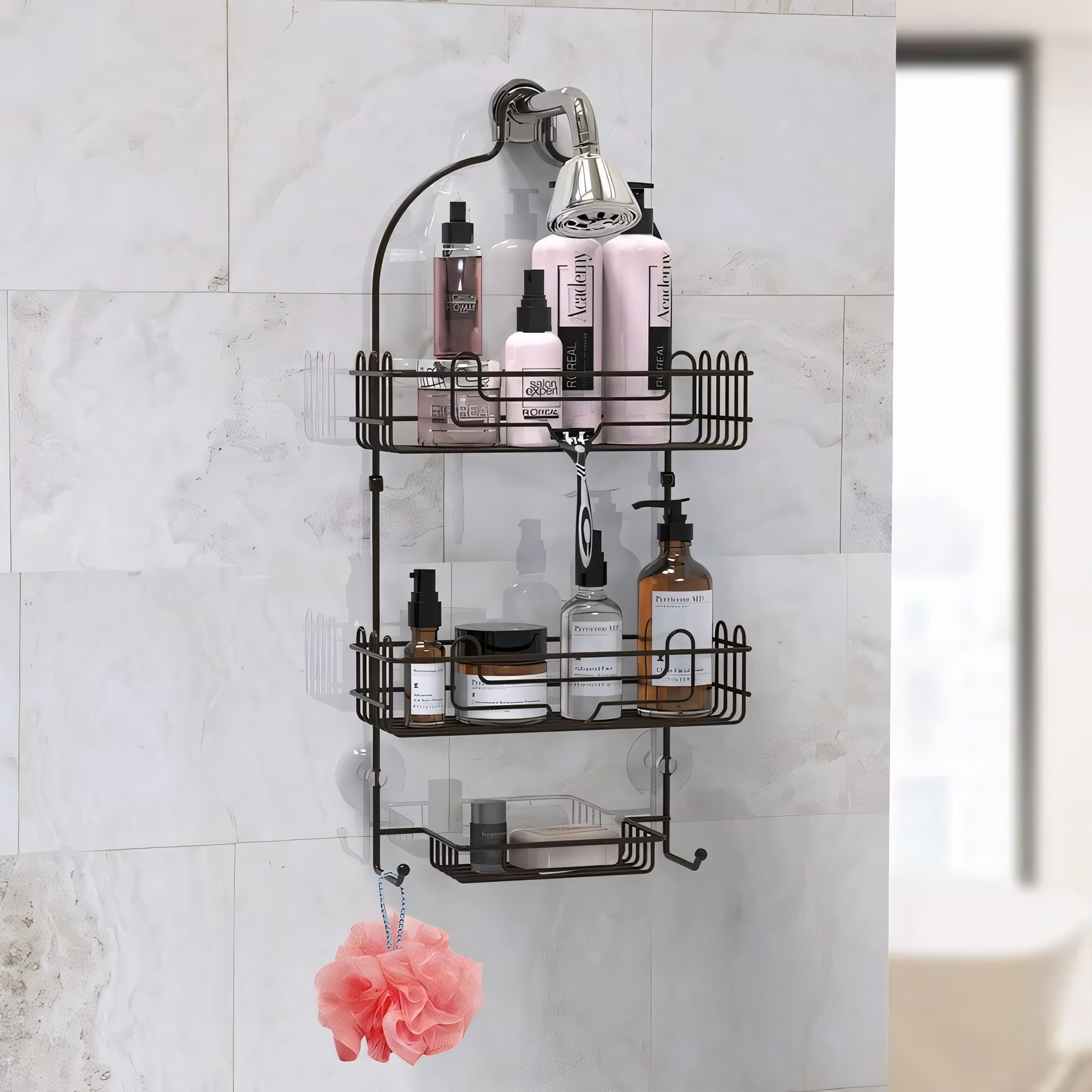 https://ak1.ostkcdn.com/images/products/is/images/direct/1d27fb090fe58b70917b9394ea0b8b3e9dd4e14c/Stainless-Steel-Bathroom-Hanging-Shower-Head-Decor-Organizer-Rack.jpg