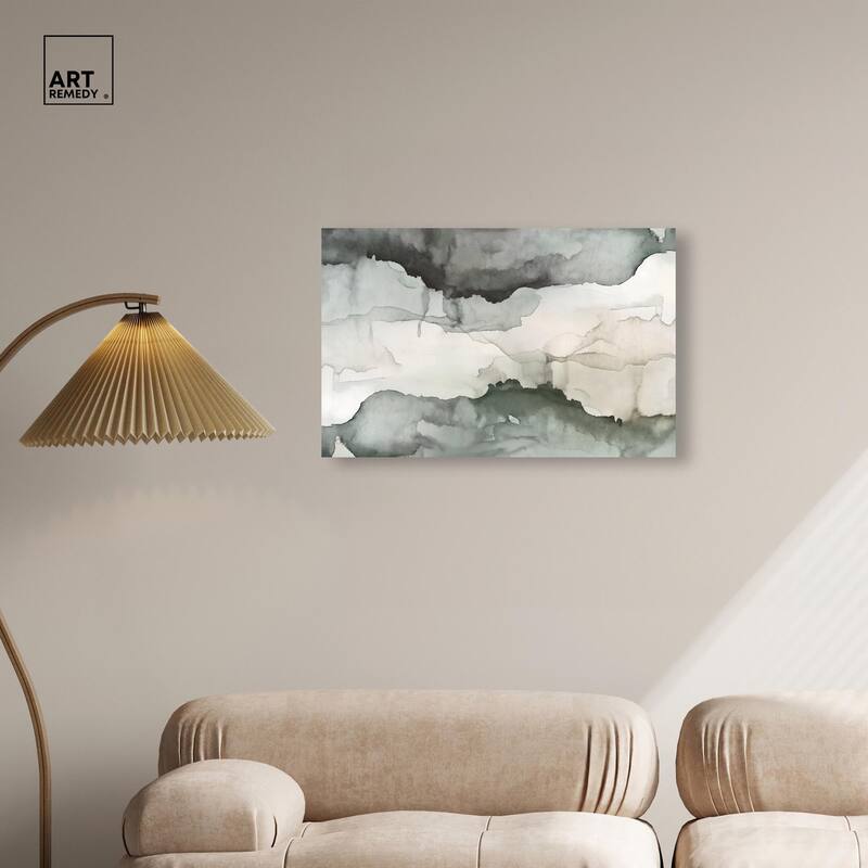 Pigment Flow Canvas by Art Remedy, Gallery Wrapped
