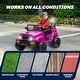 preview thumbnail 19 of 26, Outdoor Cruiser 12V Kids Ride-On Car with Remote Control - Dual 25W Motors, 4.5AH Battery, Safety Belt, Emergency Stop,