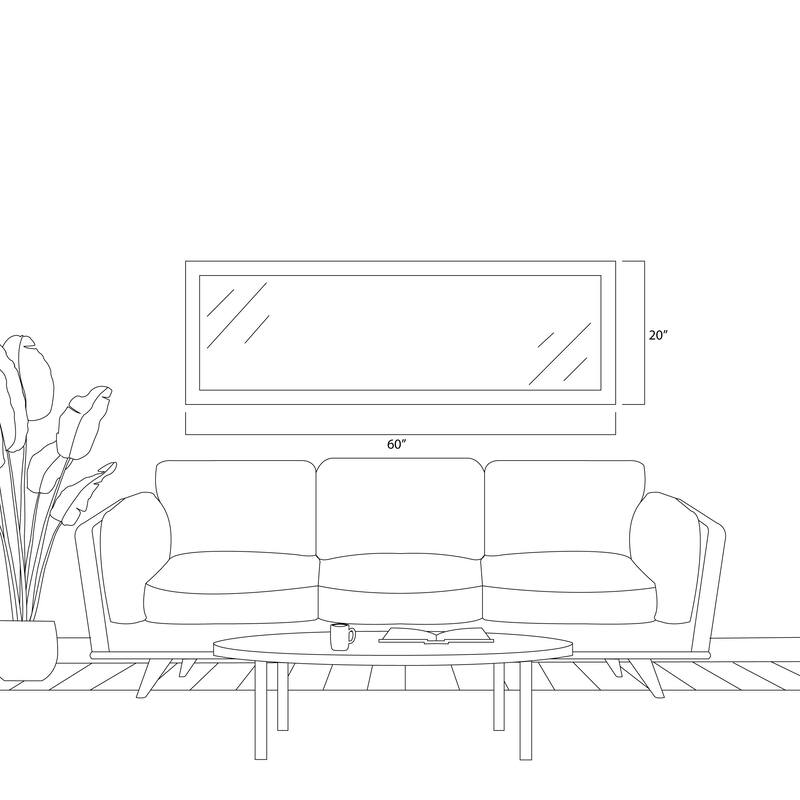 Meade Brushed Chrome Framed Vanity Mirror Bed Bath & Beyond 34421670