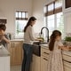 preview thumbnail 11 of 16, Karran Farmhouse Apron Front Quartz Double Bowl Kitchen Sink