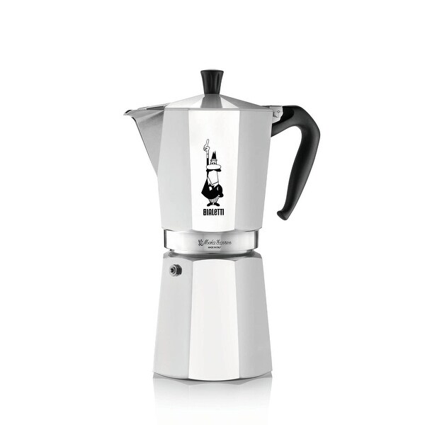 Moka Express 18-Cups Iconic Stovetop Espresso Maker, Aluminum